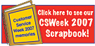 Customer Service Week scrapbook