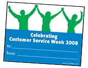 Customer Service Week Gift Tag