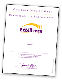 Certificate of Participation