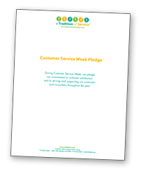 Pledge Your Commitment to Customers