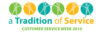 Customer Service Week 2010 logo