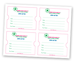 Movie Ticket Invitation