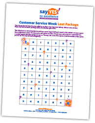 customer service week puzzles puzzle