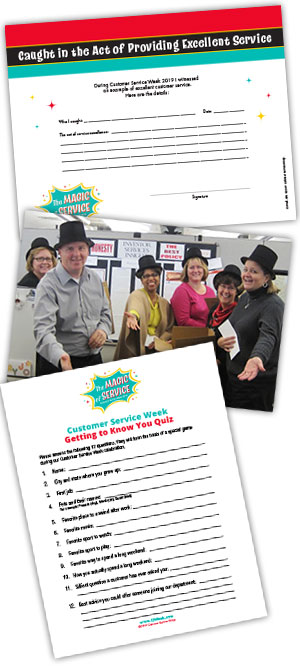 customer service week activities customer service pledge template